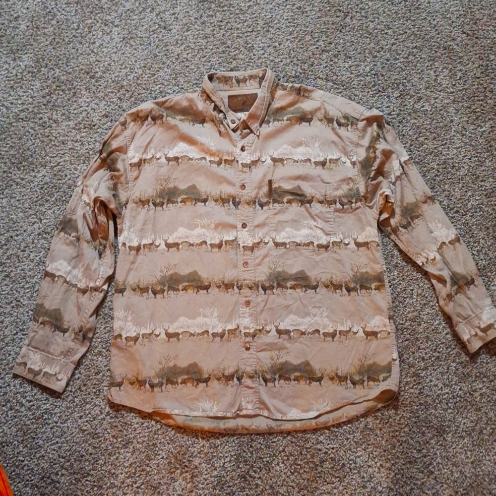 XL North River Stag button up